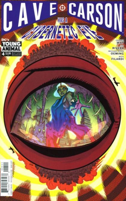 Cave Carson Has A Cybernetic Eye #4A Regular Michael Avon Oeming Cover