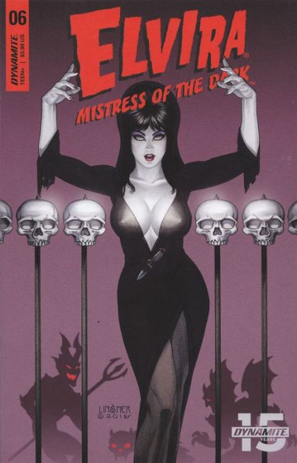 Elvira: Mistress Of The Dark (Dynamite Entertainment) #6A Joseph Michael Linsner Cover