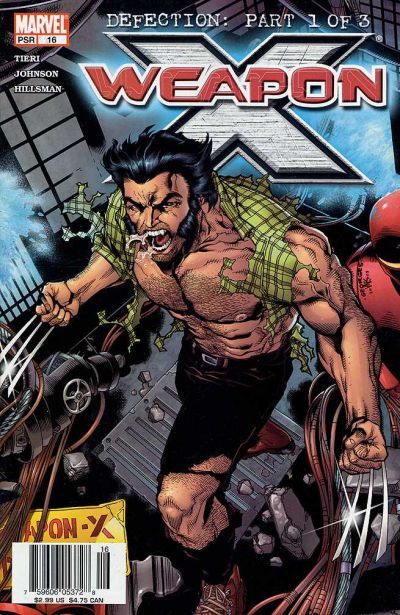 Weapon X, Vol. 2 #16B Newsstand Edition