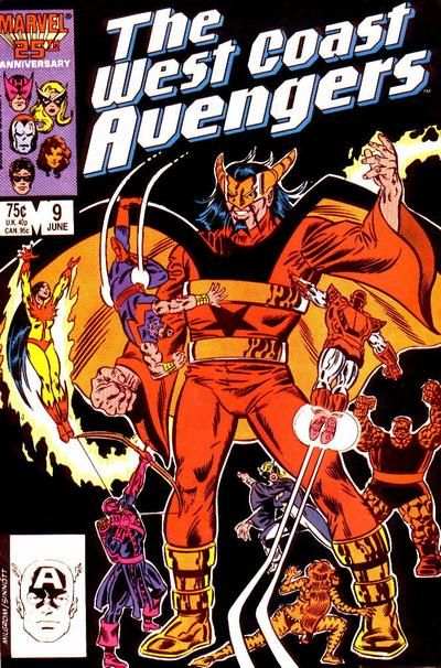 The West Coast Avengers, Vol. 2 #9A Direct Edition