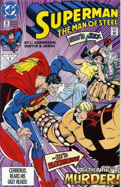 Superman: The Man of Steel #8A Direct Edition