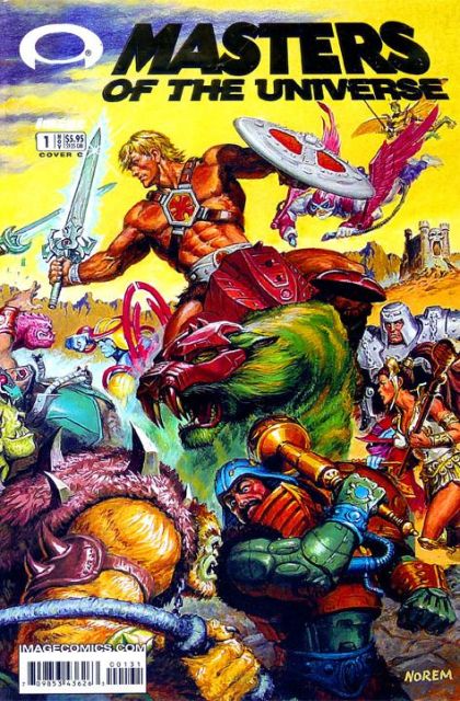 Masters of the Universe (Image Comics), Vol. 1 #1C Earl Norem Gold Foil Variant Cover