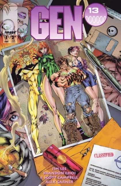 Gen 13, Vol. 1 (1994) #1C 2nd Printing J. Scott Campbell