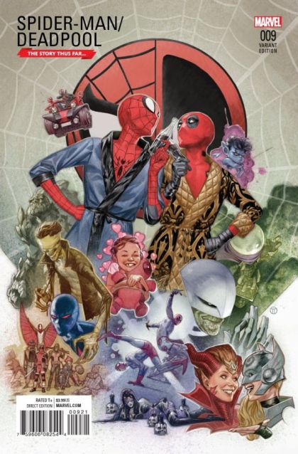 Spider-Man / Deadpool, Vol. 1 #9B Variant Story Thus Far Cover