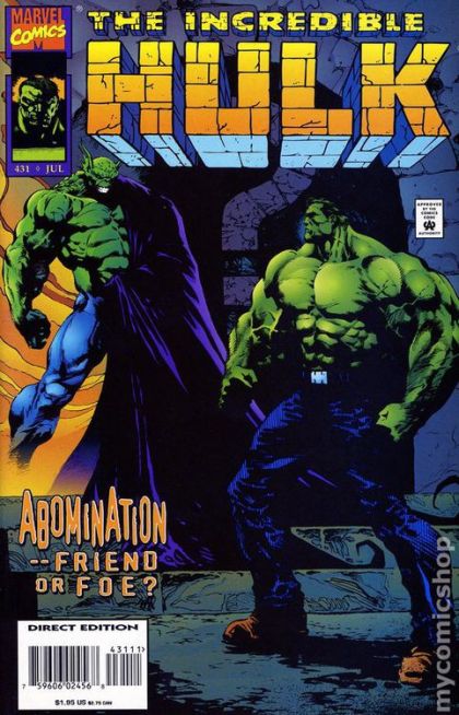 The Incredible Hulk, Vol. 1 #431A Direct Edition