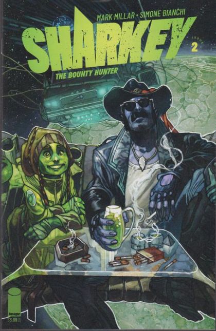 Sharkey The Bounty Hunter #2A Regular Simone Bianchi Color Cover
