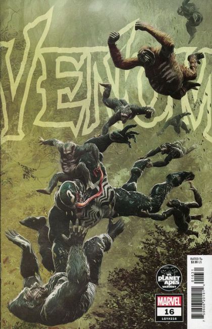 Venom, Vol. 5 #16C Bjorn Barends Planet Of The Apes Cover