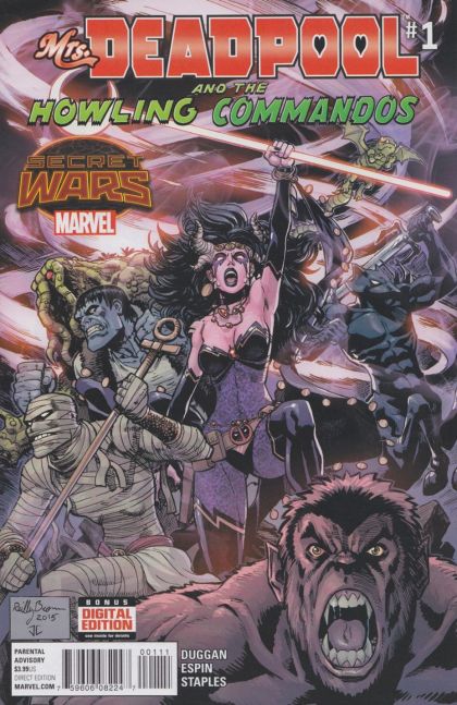 Mrs. Deadpool And The Howling Commandos #1A Reilly Brown Cover