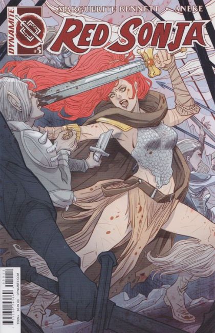 Red Sonja, Vol. 3 (Dynamite Entertainment) #5A Marguerite Sauvage Cover