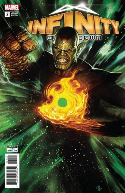 Infinity Countdown #2C Variant Adi Granov Super Skrull Holds Infinity Cover