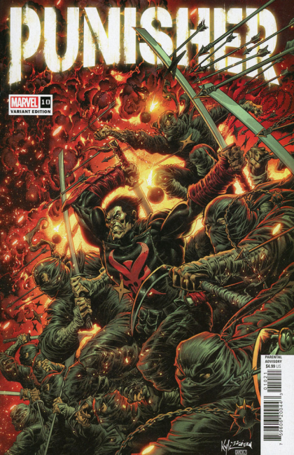 The Punisher, Vol. 13 #10B Kyle Hotz Cover