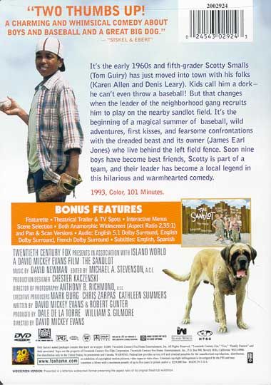 The Sandlot (1993) - DVD