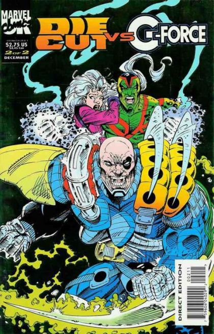 Die Cut vs G-Force #2 First Printing