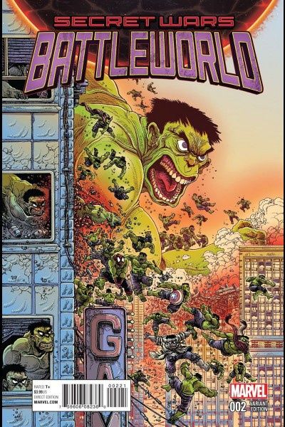Secret Wars: Battleworld #2B James Stokoe Variant Cover