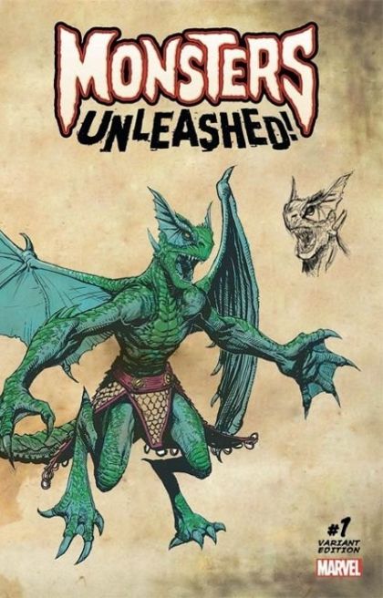 Monsters Unleashed, Vol. 2 #1F Variant New Monster Cover