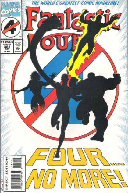 Fantastic Four, Vol. 1 #381A Direct Edition