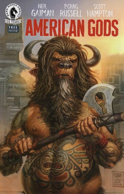 American Gods: Shadows #0 David Mack Asscan Variant