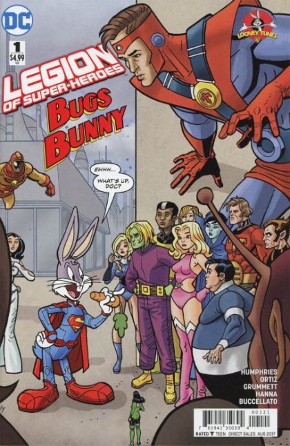Legion Of Super Heroes / Bugs Bunny Special #1B Variant Ty Templeton Cover