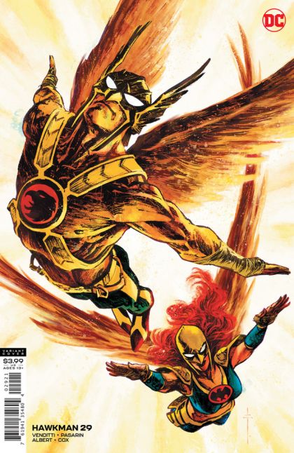 Hawkman, Vol. 5 #29B Variant Sebastian Fiumara Cover