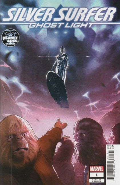 Silver Surfer: Ghost Light #1B Taurin Clarke Planet of The Apes Variant