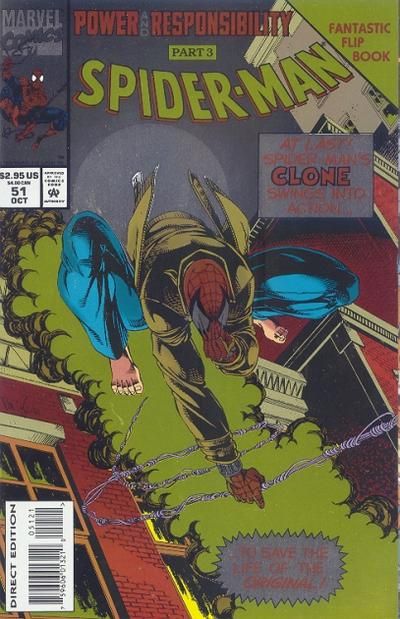 Spider-Man, Vol. 1 #51B Foil Flipbook Direct Edition