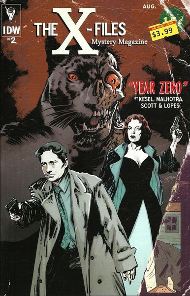The X-Files: Year Zero #2B Subscription Cover