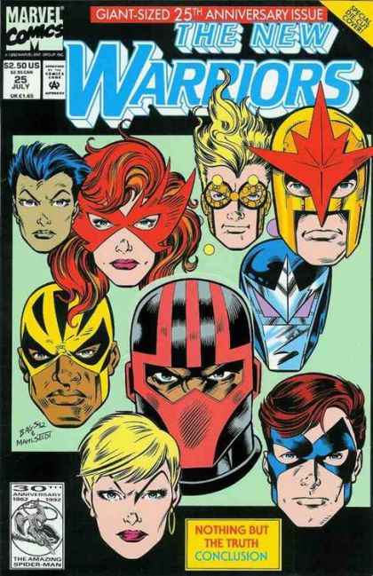 The New Warriors, Vol. 1 #25A Die-Cut Cover