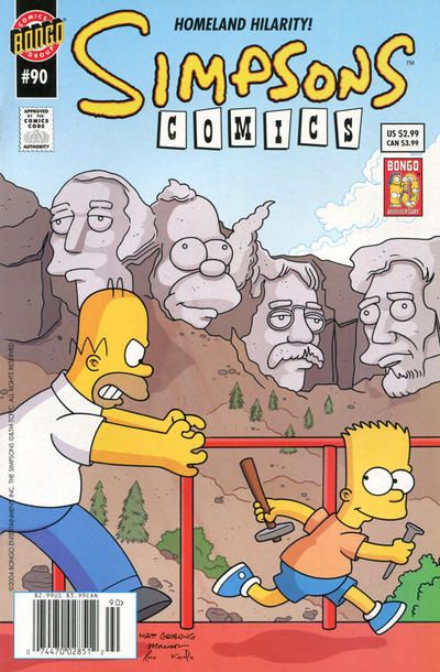 Simpsons Comics #90B Newsstand Edition