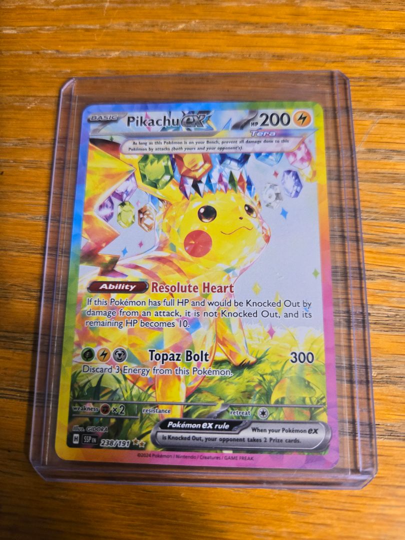 Pikachu EX English