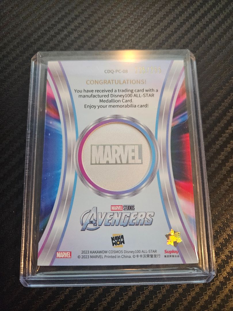 2023 Kakawow Cosmos Disney 100 Black Widow Medallion /255