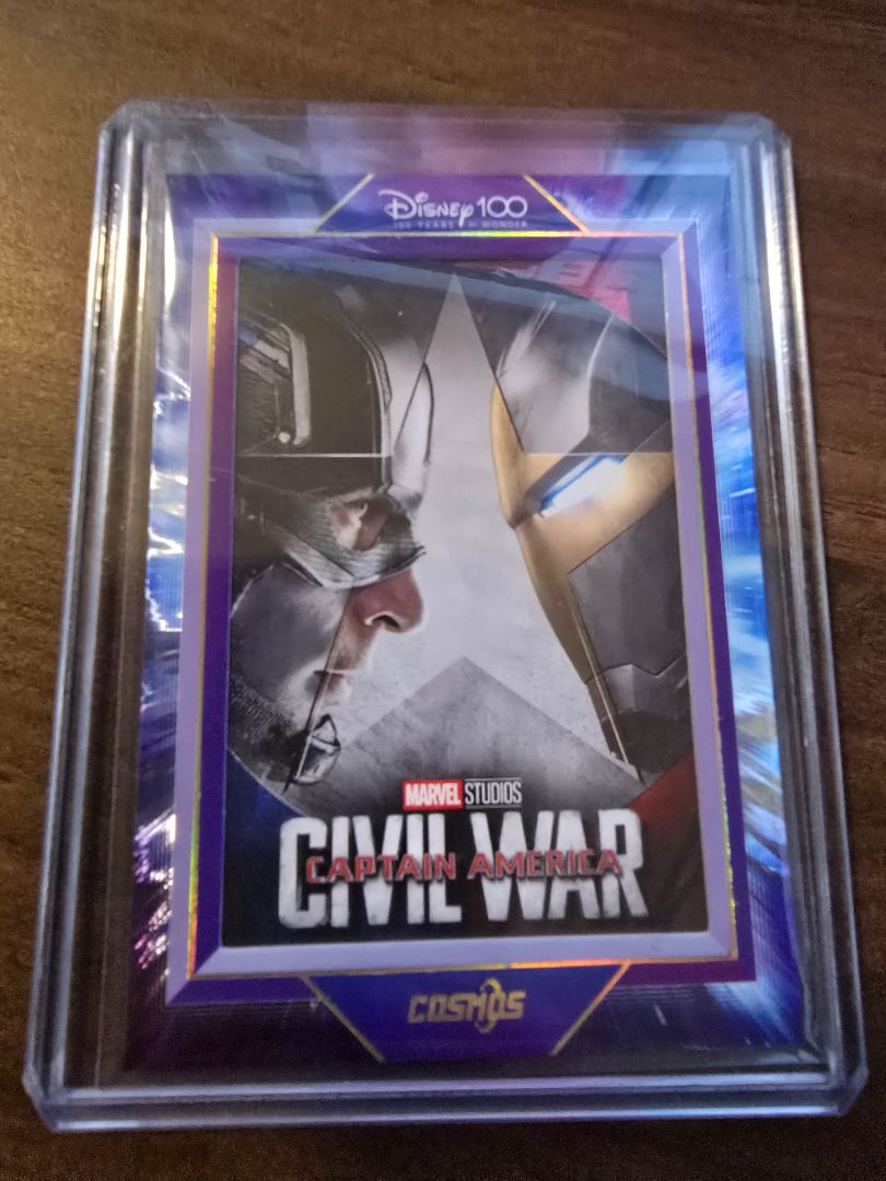 Captain America Civil War Cosmos Disney Movie Poster Card 020/288