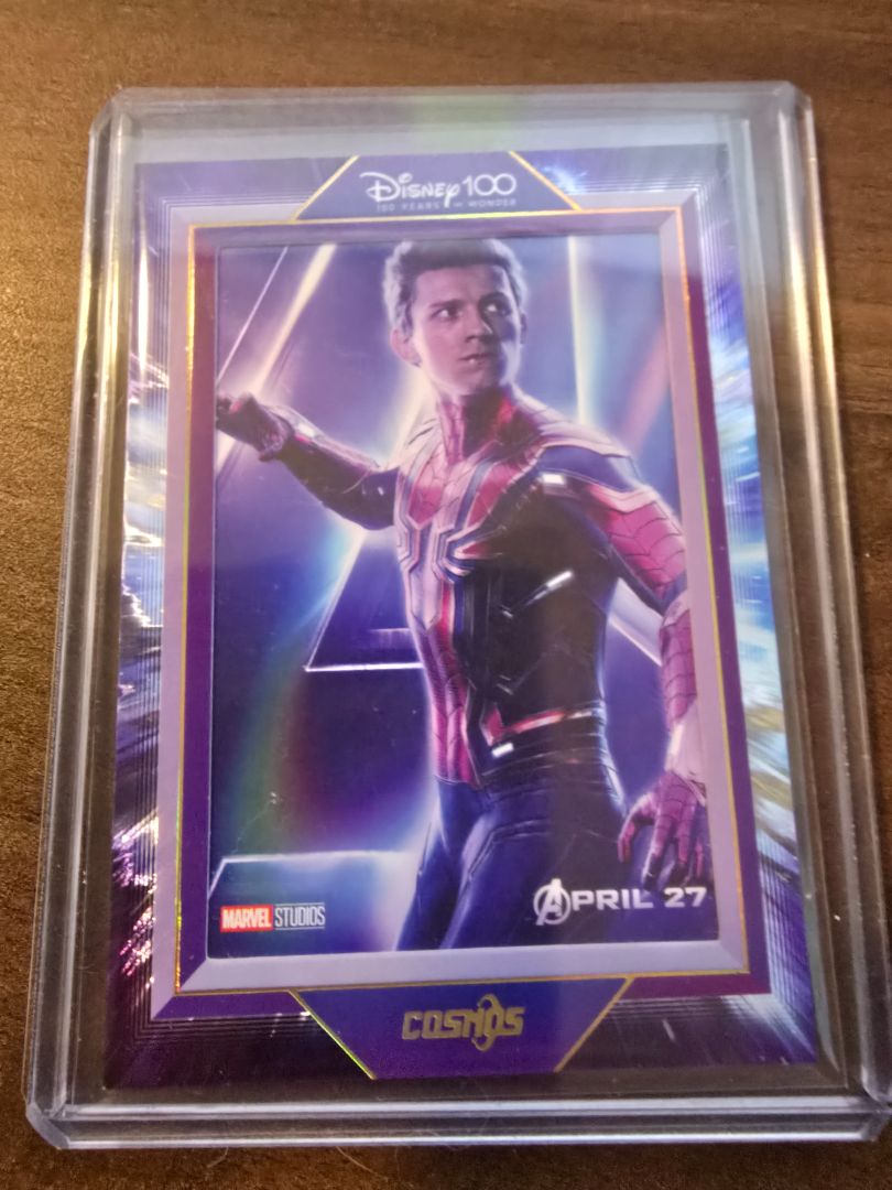 Avengers Infinity War (Spider-Man Variant) Cosmos Disney Movie Poster Card 051/288