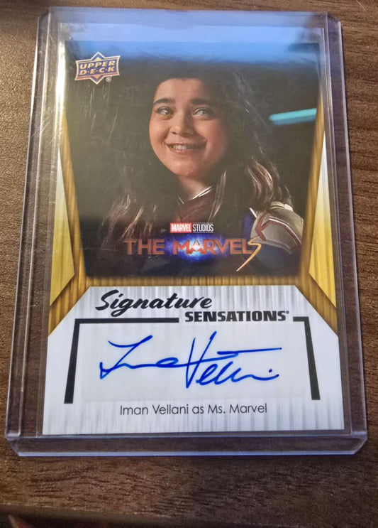 Marvel Studio Series 2 Upper Deck Iman Vellani Autograph