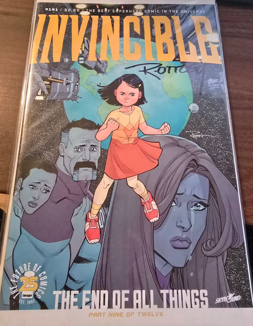 Invincible #141 (low print run) Signed by Ryan Ottley