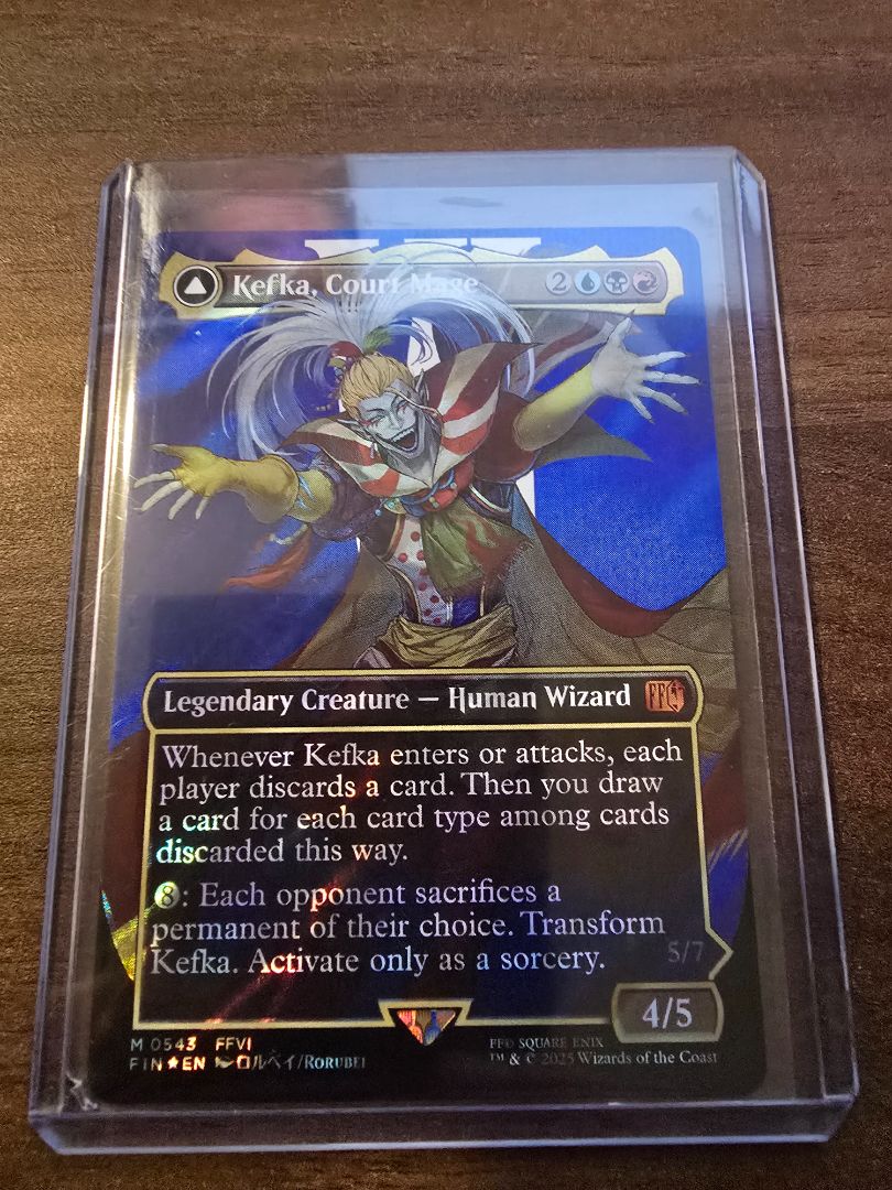 Kefka, Court Mage (Borderless) (Surge Foil) (0543) - FINAL FANTASY (FIN)