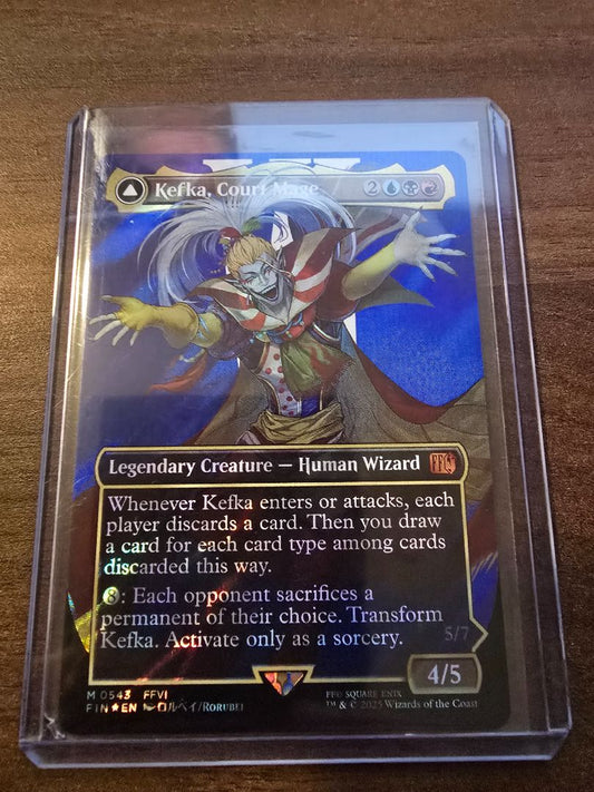 Kefka, Court Mage (Borderless) (Surge Foil) (0543) - FINAL FANTASY (FIN)