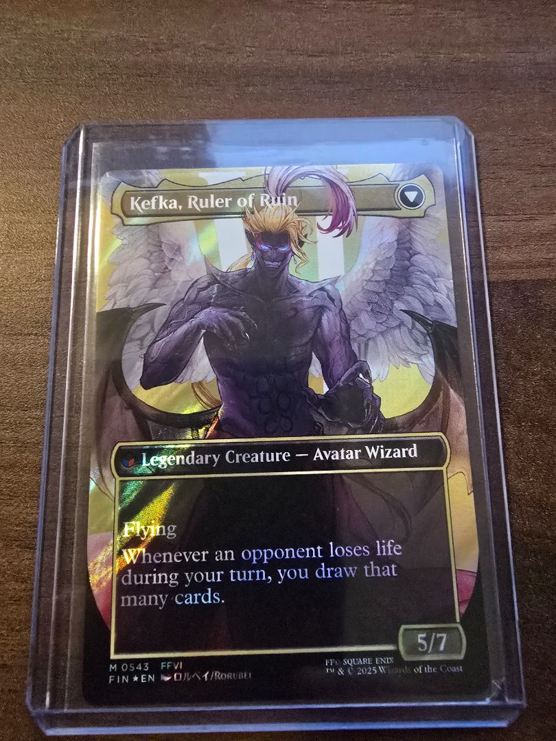 Kefka, Court Mage (Borderless) (Surge Foil) (0543) - FINAL FANTASY (FIN)