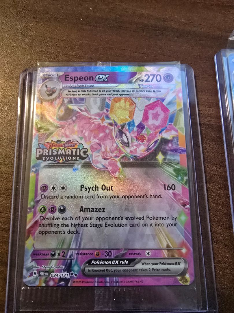 Espeon ex - 034/131 (Prismatic Evolutions Stamp)