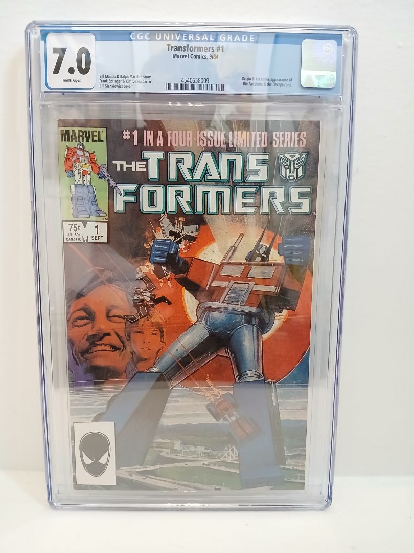 Transformers  #1  1984  CGC  7.0