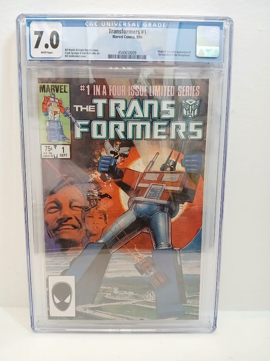 Transformers  #1  1984  CGC  7.0