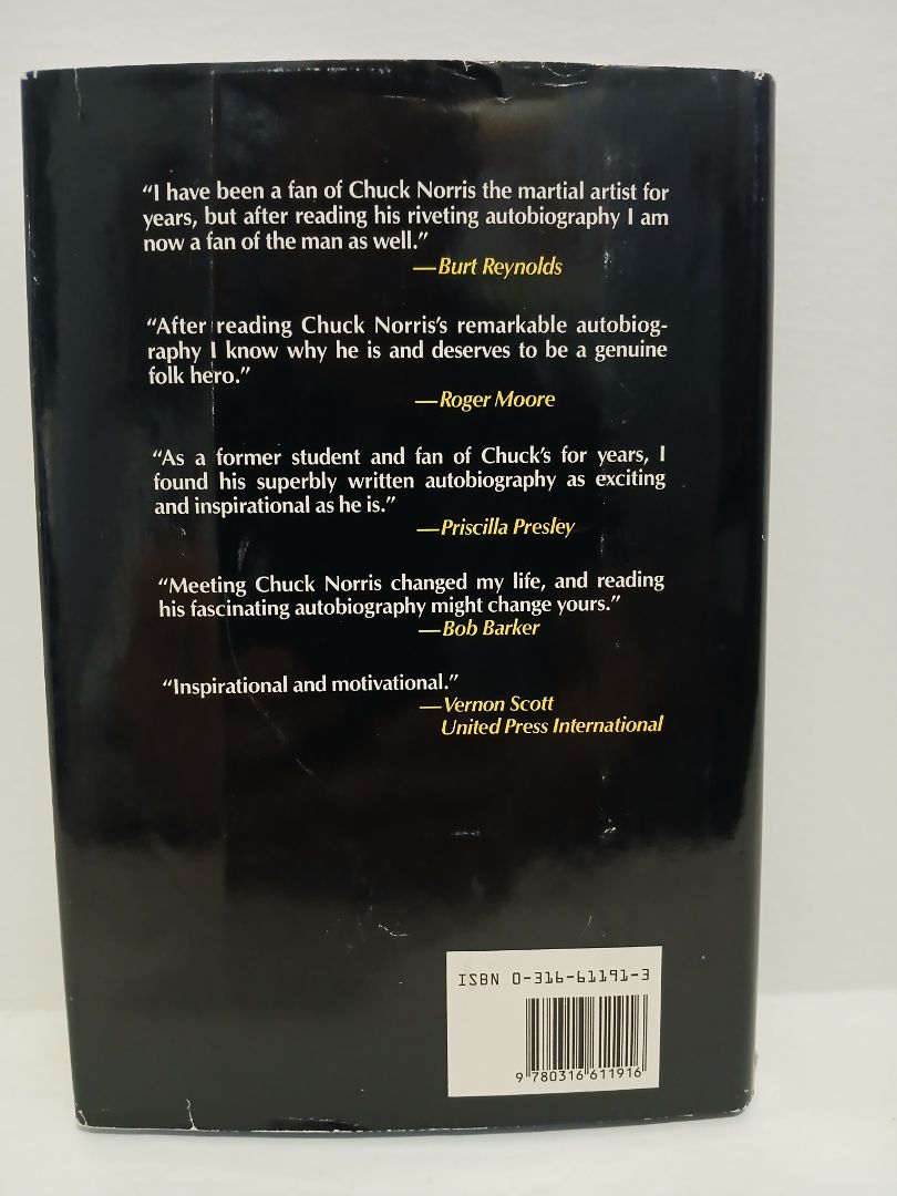 Signed Chuck Norris Book