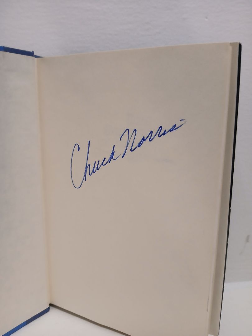 Signed Chuck Norris Book