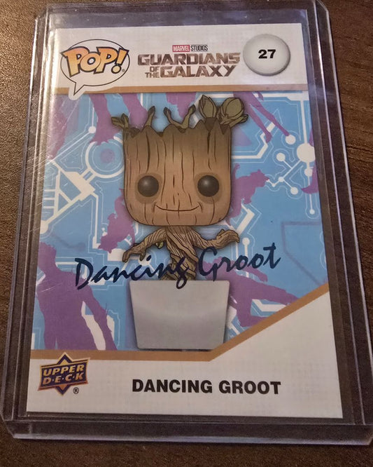 2023 Funko Pop Marvel Infinity Saga Facsimile Signature Dancing Groot
