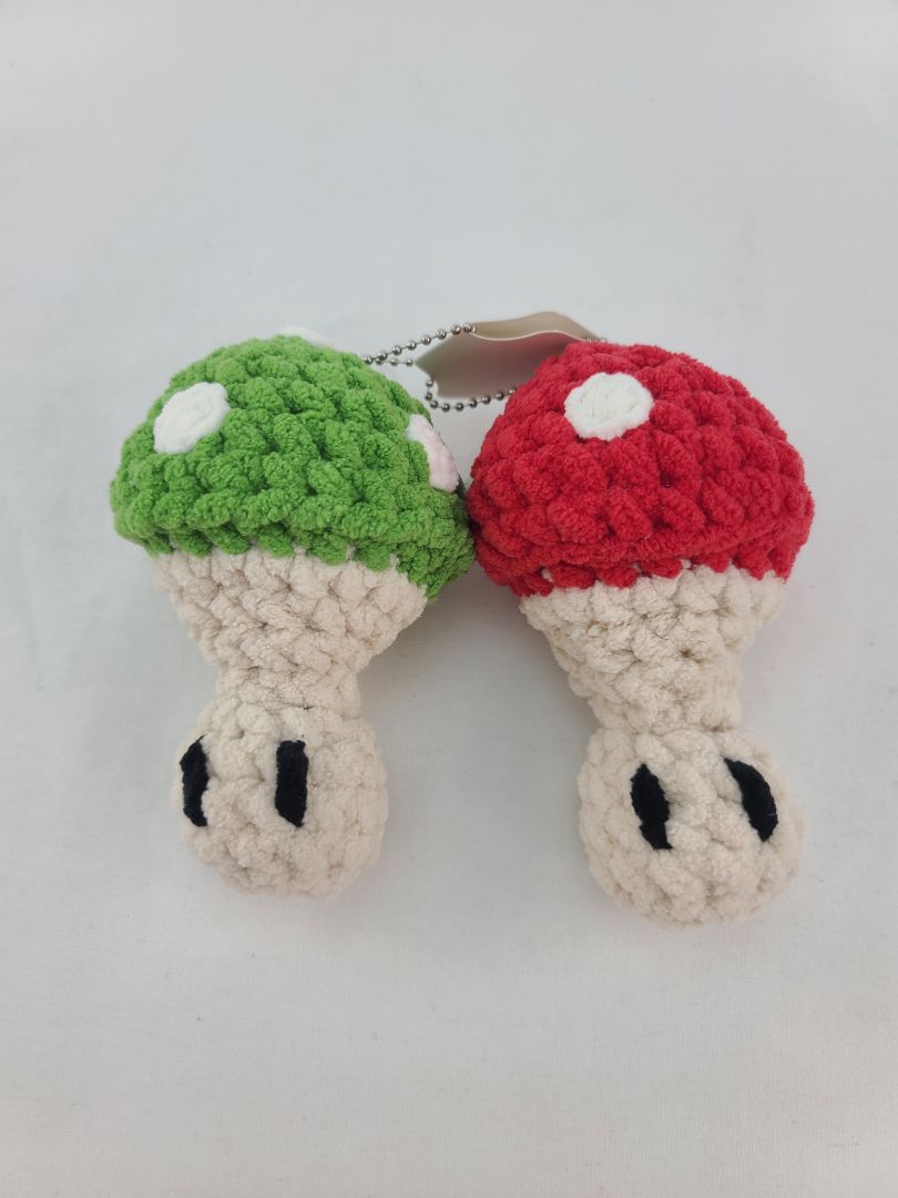 Handmade Fidget Inspired by Mario Mushrooms