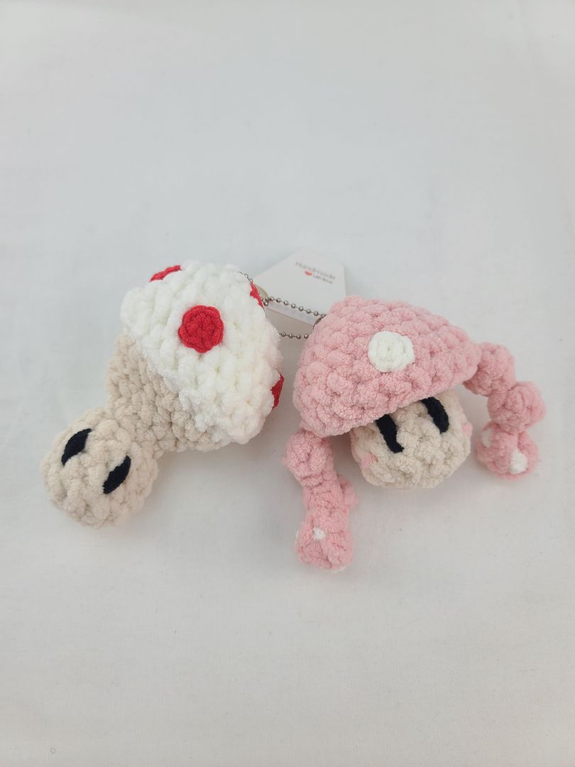 Handmade Fidget Inspired by Toad and Toadette