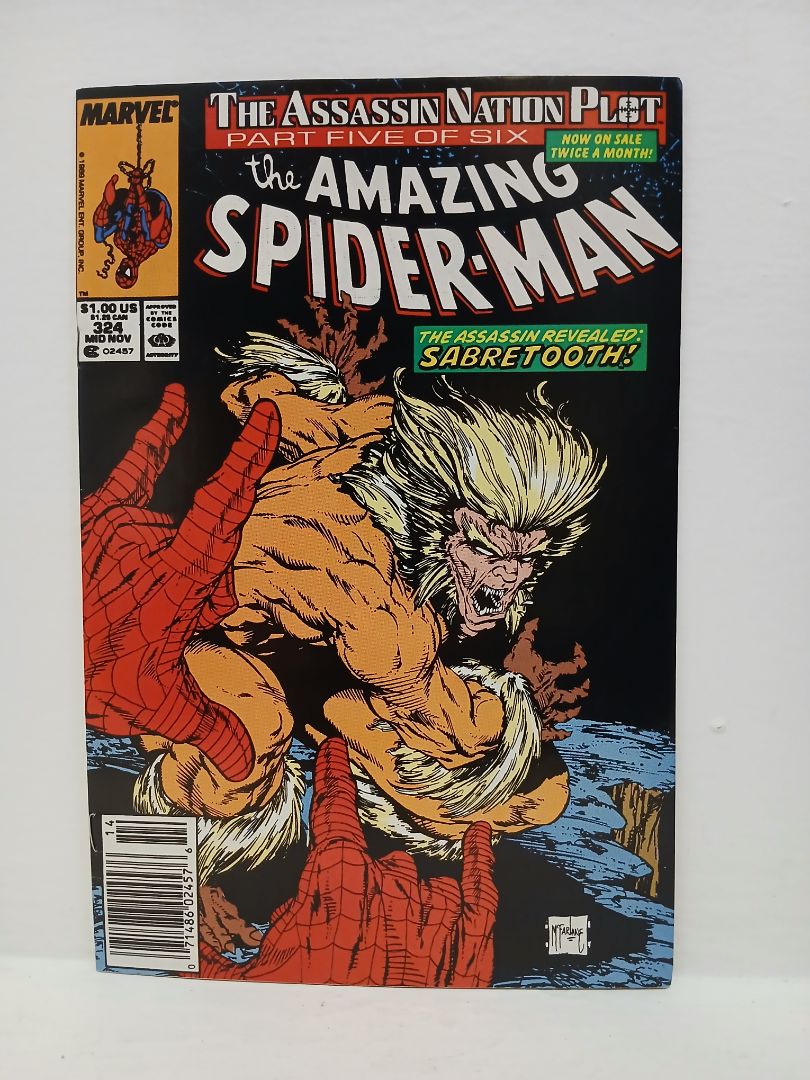 Anazing Spiderman 324 Sabretooth