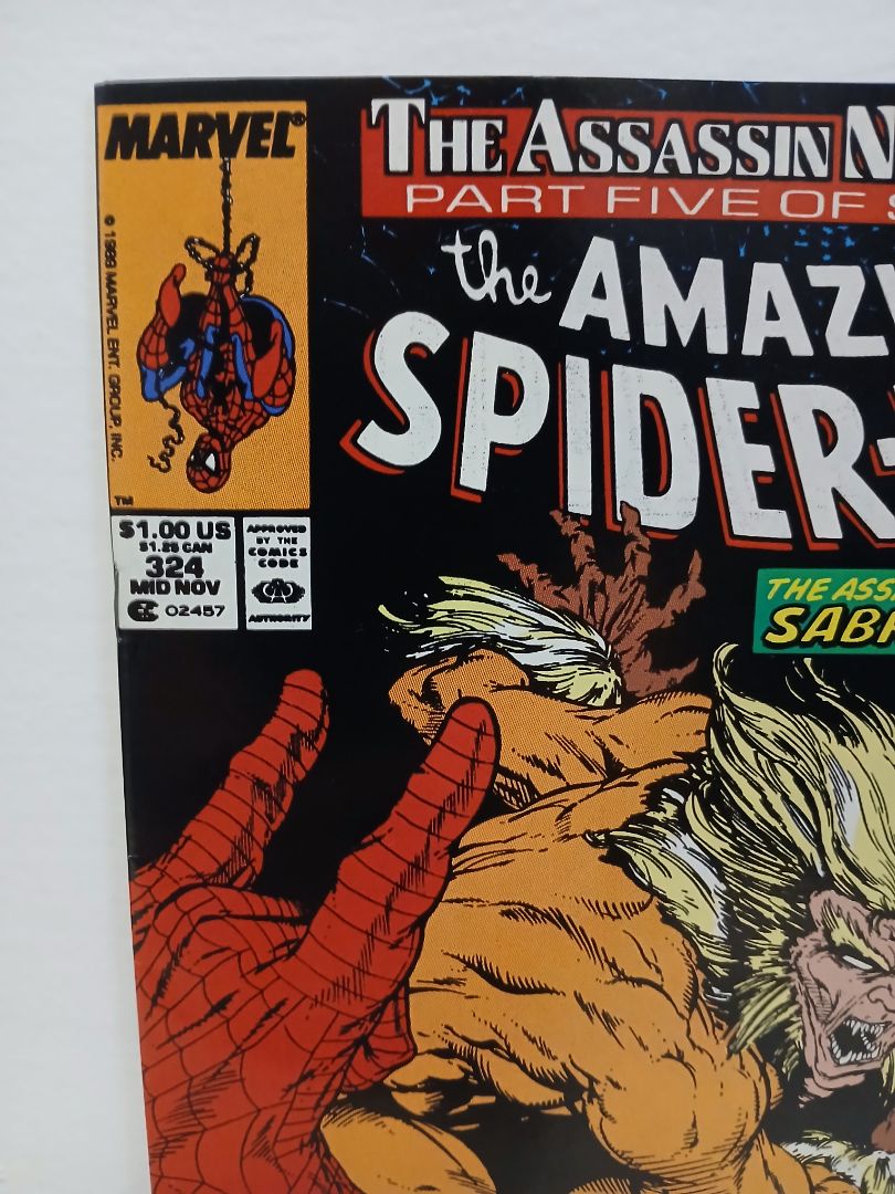 Anazing Spiderman 324 Sabretooth