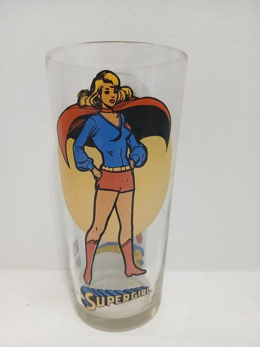 Supergirl Pepsi Glass