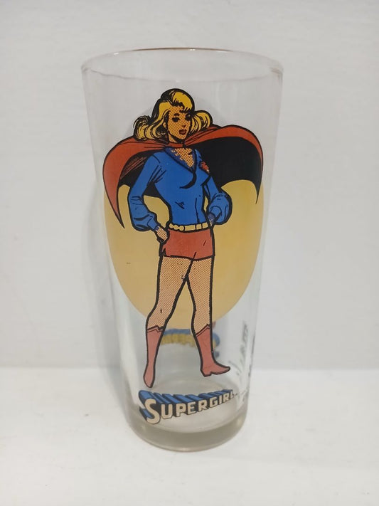Supergirl Pepsi Glass