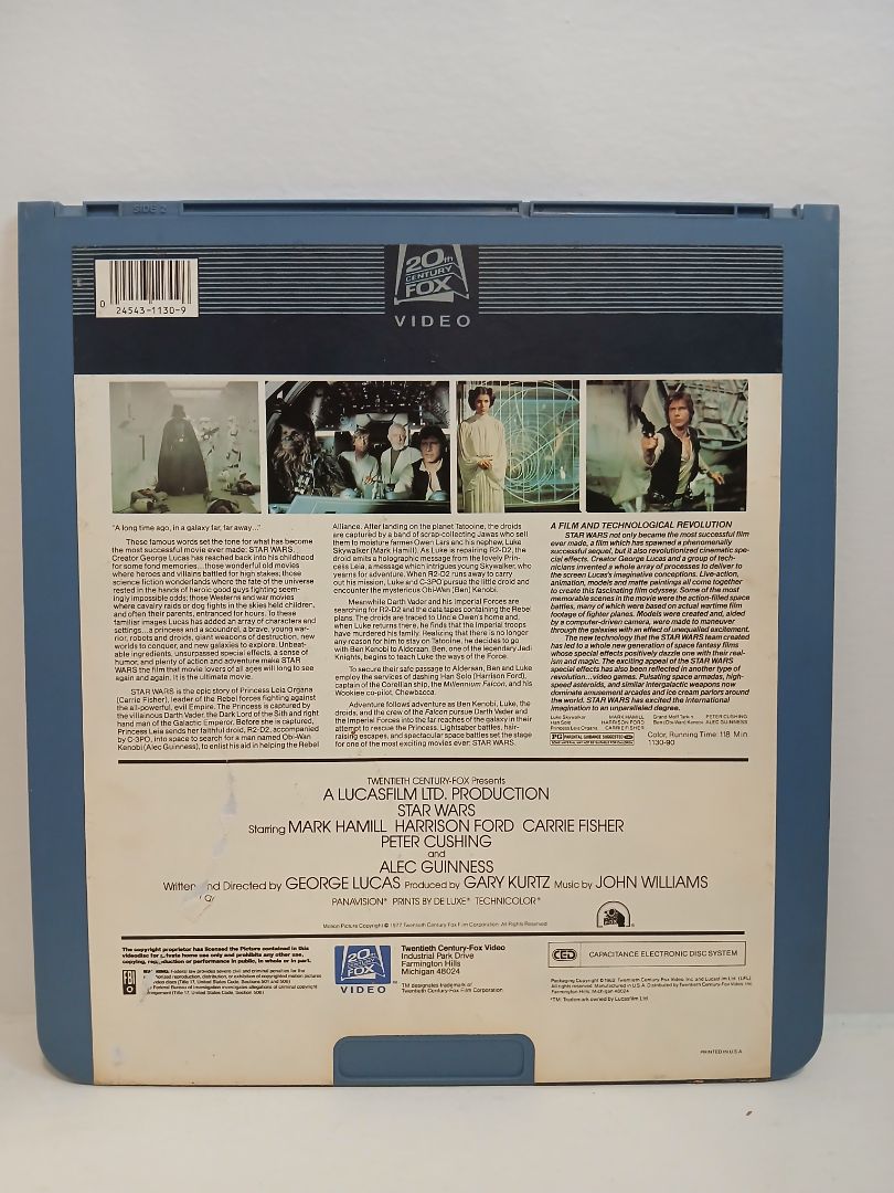Star Wars Laser Disc